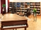 Bibliothek und Musikzimmer